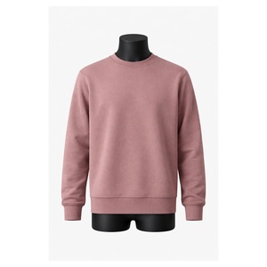 Nouveau sweat-shirt unisexe personnalisé de haute qualité, 100% coton, doux, professionnel, pull-over, hiver, décontracté, coupe ample, uni, 360g - Product Image 1