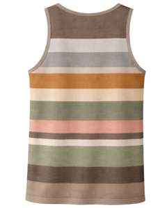 Débardeur Homme Personnalisé Multicolore Rayé Col Rond Sans Manches Décontracté Été Tissu Doux Respirant Vêtement de Sport - Product Image 5