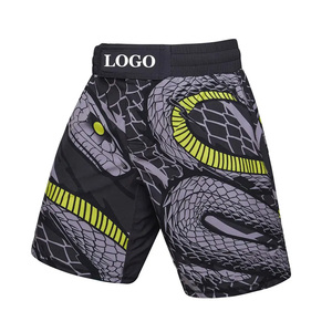 Shorts MMA personnalisés 100% polyester, impression numérique / prix bas, confortables, professionnels, pour hommes, MESS SPORTS - Product Image 2