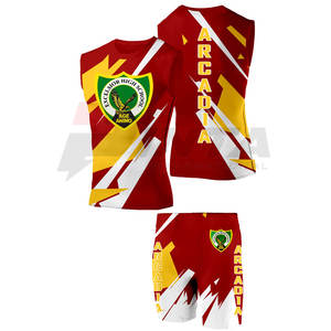 Uniforme de pista de último diseño Impresión personalizada Juegos para correr Uniforme de pista y campo de color personalizado - Product Image 2