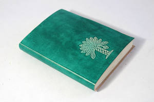 Wholesale Vintage Green Color Soft Cover With Symbolic Banana Tree Embossed And Made Look Like Goat Tc Leather Journal - Product Image 2