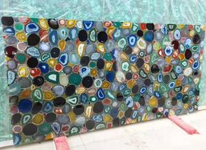 Sceau en agate poli artisanal, décoration de luxe pour la maison, motif floral religieux, résine, artisanat de table, style exquis - Product Image 2