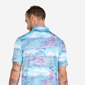 Camisas de Golf para Hombre para Torneos, Antiarrugas, 100% Algodón, Diseño Elegante de Bolsillo de Alta Calidad, Corte Regular - Product Image 4