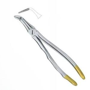 Fórceps de extracción de dientes dentales de color plateado personalizado de alta calidad con fórceps de acero inoxidable Fig.46 Diam - Product Image 3