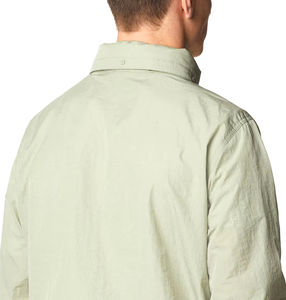 Veste coupe-vent pour hommes de haute qualité pour une utilisation hivernale en plein air grande taille à capuche avec tissu teint en tissu - Product Image 5