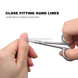 Tijeras Profesionales para Cutículas de Acero Inoxidable con Punta de Flecha, Hoja Curva Extra Fina, para Manicura, Venta al Por Mayor 2026 - Product Image 4