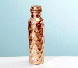 FABRICANTE INDIO NUEVA BOTELLA DE AGUA DE COBRE PURO .. VENTA AL POR MAYOR - Product Image 2