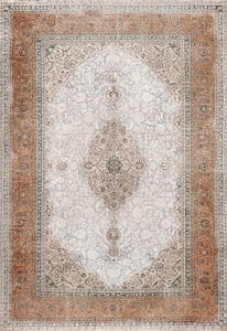 Adiva 20ft Jacquard Machine-Made Turkish <b>Carpet</b> Washable Cotton <b>Backed</b> Non-Slip Home Use Wholesale Export Gaziantep Manufacturer - Product Image 3