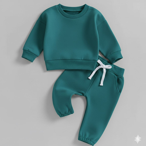 Conjunto de Ropa Unisex para Bebé, Sudadera de Manga Larga con Pantalones de Cintura Elástica - Product Image 3