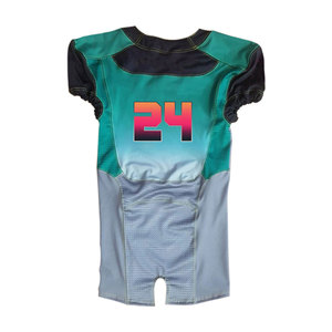 American Football Jersey Custom Wholesale <b>Heat</b>-Transfer Printing Breathable Plus Size Short Sleeve - Product Image 2