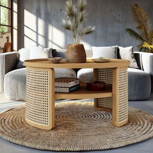 Meubles d'extérieur en rotin naturel de style élégant Table et chaise de détente pour balcon et cour Patio Table et chaise en rotin faites à la main - Product Image 3