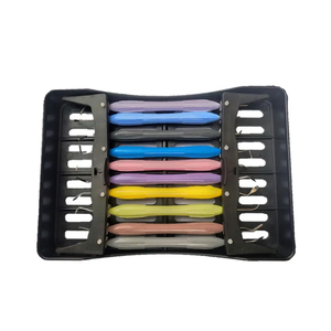 10 Pcs Dental Composite Sculpting Instruments <b>Silicone</b> Handle Anterior Posterior Restorative Filling <b>Tool</b> Set with Tray - Product Image 6