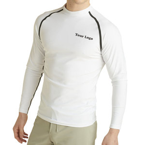 Gym Fitness Wear Solid Color <b>Men</b> <b>Rash</b> <b>Guard</b> Quality Made <b>Men</b> <b>Rash</b> <b>Guard</b> Low MOQ <b>Men</b> <b>Rash</b> <b>Guard</b> - Product Image 1
