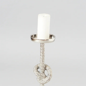 Vente chaude décoratif tige de fer bougeoir base de couleur or poli fini bougeoir pour la maison décorative - Product Image 1