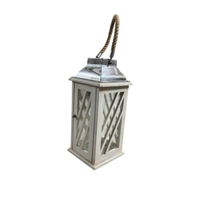 Lanterne en bois élégante Deisgn avec éclairage en métal Bougeoir décoratif pour la maison pour une utilisation festive à un prix abordable - Product Image 2