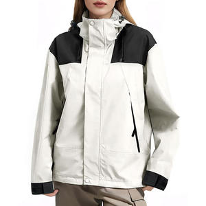 Veste Softshell pour femmes, coupe-vent, fermeture éclair intégrale, capuche, chaude, légère, imperméable, idéale pour la randonnée et le port quotidien - Product Image 1