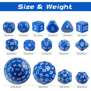 निर्माण <span class=keywords><strong>D3</strong></span>-D100 बहुतलीय पासा सेट एक्रिलिक 100 पक्षीय पासा खेल dungeons और ड्रेगन के लिए D100 पक्षों गोलाकार गेंद पासा - Product Image 5