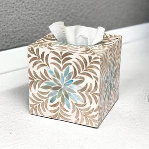 Luxury Walnut Tissue Box | <b>Wooden</b> Paper Holder for Bathroom & Living Room | Modern <b>Desktop</b> Storage Case | Home Decor Organiser - Product Image 1
