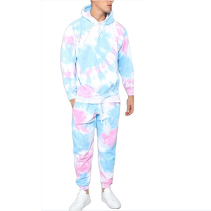 2025 recién llegado, diseño de la mejor calidad, chándales personalizados con tinte de corbata para hombre, chándal transpirable de secado rápido a la venta a bajo precio - Product Image 2