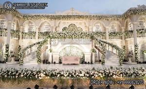 Décorations de mariage traditionnelles de style cadre Jali Design élégant dans les coulisses pour les préparatifs du mariage - Product Image 5