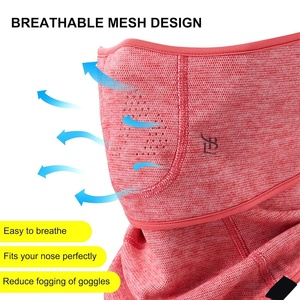 Skimask pasamontañas personalizado a prueba de viento cubierta completa un agujero transpirable Balaklava calidad Premium invierno más vendidos 100% poliéster - Product Image 4