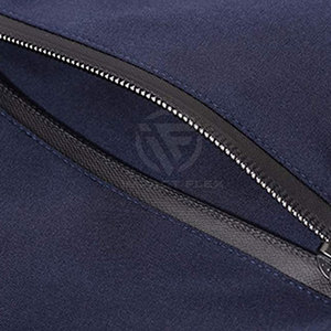 แจ็คเก็ตบอมเบอร์กันลมมีซิปสำหรับผู้ชายสำหรับฤดูหนาวน้ำหนักเบาปกติมีสไตล์ไซส์ใหญ่พิเศษโลโก้ด้านหน้าขายดี - Product Image 4