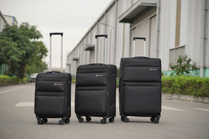 Meilleures ventes 891 bagages souples combinaison serrure valise ensemble roues lisses bagages sacs étuis aluminium chariot mode bagages ensemble - Product Image 3