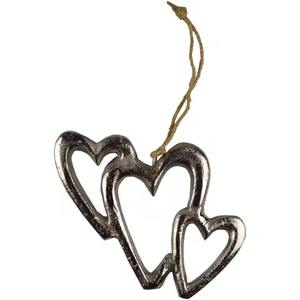 Adornos Colgantes en Forma de Corazón para Navidad y Año Nuevo, Decoraciones Festivas para Fiestas - Product Image 6