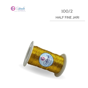 Indian Zari Jari Kasab Embroidery <b>Yarn</b> LC 1260 Metallic <b>Polyester</b> <b>Yarn</b> with Lurex Trademark for Weaving and Hand Knitting - Product Image 3