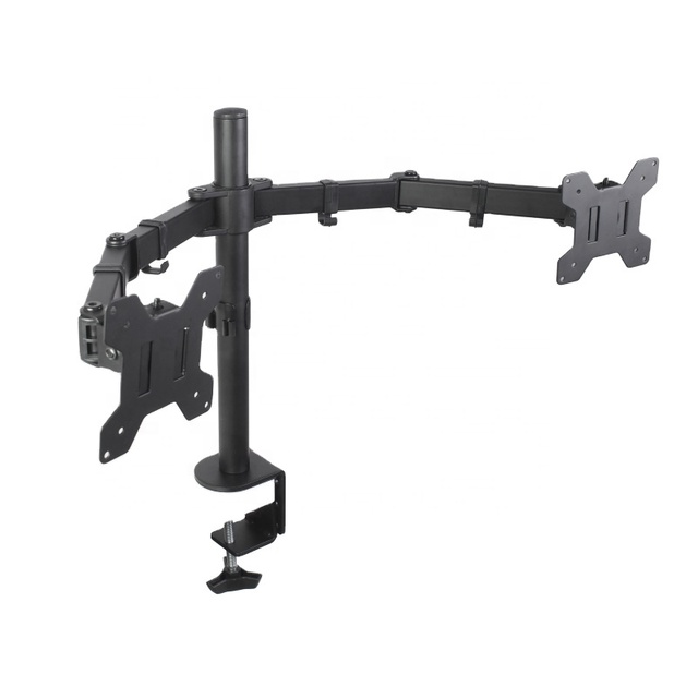 MG Modern Office Computer Monitor Arm Desk Mount Bracket for 13 to 27 Inch Dual Monitor Bracket