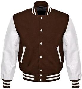 Chaqueta Letterman de la Mejor Calidad Hecha en Pakistán, Personalizada, con Tela de Alta Calidad, Lana y Mangas de Cuero, Servicio OEM - Product Image 1