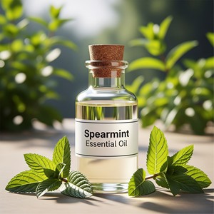น้ำมันหอมระเหยสเปียร์มิ้นท์จากธรรมชาติบริสุทธิ์สำหรับนวดน้ำมันหอมระเหยอโรมาเธอราพีพร้อมกลิ่นหอมสดชื่น - Product Image 4