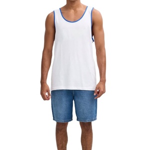 Chaleco sin Mangas de Diseño Holgado y Moderno, Color Liso, Transpirable, de Secado Rápido, Estilo Deportivo Urbano, Mezcla de Poliéster/Algodón - Product Image 2