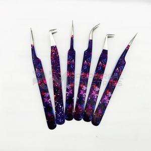 RMI Best-seller pince à épiler professionnelle en acier inoxydable pour cils en papier art pince à épiler pour extension de faux cils et logo personnalisé - Product Image 3