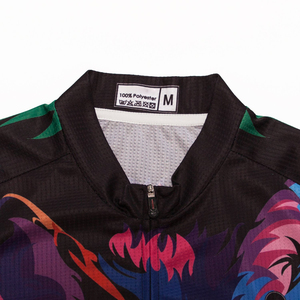 Jersey de ciclismo para hombre, Camiseta holgada de manga corta para bicicleta de montaña, tela ventilada de secado rápido con costuras duraderas y estampado elegante - Product Image 5