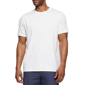 Men's Heavyweight Cotton Short Sleeve Crew Neck T-Shirt Oem Customized Logo Design Plus Size Men's Casual T-shirt - Product Image 3