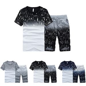 Front Logo Men Short <b>Set</b> Cotton Breathable Summer Wholesale Cheap Price Adults Fashion Causal Men <b>Twin</b> <b>Sets</b> Short <b>Set</b> For Men - Product Image 2