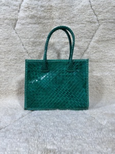 กระเป๋าเอกสารหนังแท้สำหรับทุกเพศ, กระเป๋าคนส่งเอกสารแนวธุรกิจสไตล์โมร็อกโกวินเทจกระเป๋าถือคาดลำตัวทำจากผ้าลินิน - Product Image 2