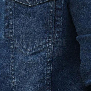 Veste jean respirante pour hommes à usage extérieur, veste d'hiver en jean pour hommes avec logo personnalisé, vente en gros - Product Image 5