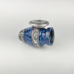 Urnas para mascotas de acabado múltiple, diseño de acabado hecho a mano para decoración del hogar, Mini urnas de recuerdo, los mejores suministros funerarios para cenizas humanas - Product Image 2