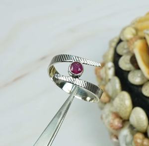 Best Selling 925 Sterling Silver Statement Ring <b>Red</b> Ruby Gemstone Handmade Classic Style Weddings Engagements Parties Round Cut - Product Image 3