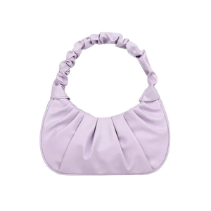 Vente en gros de mini sac pochette en forme de nuage tendance pour femmes sac à bandoulière froncé en cuir PU sac à main de luxe pour femmes logo personnalisé - Product Image 5