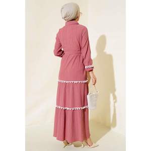 ชุดเดรสแต่งคิ้วปอมปอม - Product Image 3