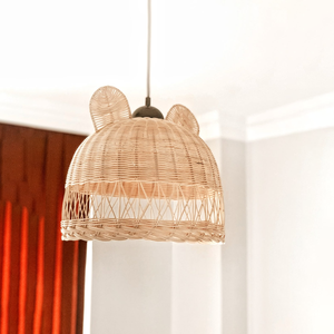 Pantalla de Lámpara Colgante de Bambú Natural y Ratán, Artesanía Moderna Ecológica, Decoración del Hogar, Lámpara Colgante, Más Vendida - Product Image 6