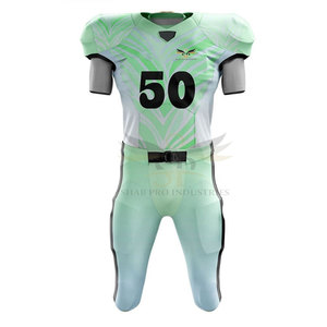 Uniforme de football américain sur mesure à séchage rapide vêtements de sport uniforme de football américain de couleur unie - Product Image 1