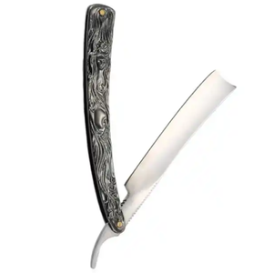 Afeitadora y recortadora de acero inoxidable 2 en 1 de calidad profesional, herramienta de peluquero de alta calidad - Product Image 2