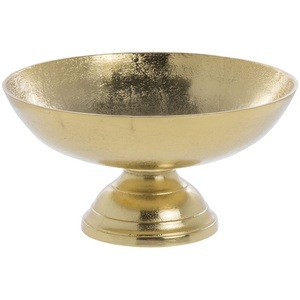 Bol décoratif en métal gravé à la main de fruits secs dattes de meilleure qualité pour ustensiles de cuisine Bol de service de forme arrondie à finition brillante - Product Image 4