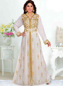 ผ้าทอสีขาวผ้าจอร์เจียอิสลามมีฮิญาบกันแดด - Product Image 2