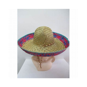 Chapeau de paille mexicain de qualité supérieure pour accessoires de fête de plage de souvenirs touristiques - Product Image 2