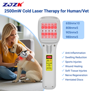 Appareil de thérapie <span class=keywords><strong>laser</strong></span> de faible intensité de classe IV 650 nm 808 nm 905 nm 980 nm, équipement de physiothérapie MLS, lumière rouge avancée pour la médecine vétérinaire - Product Image 3
